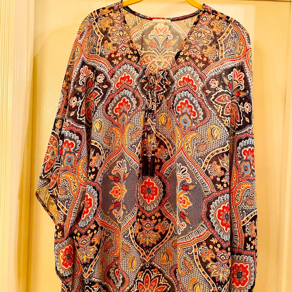 Westport XL sheer blouse.  EUC